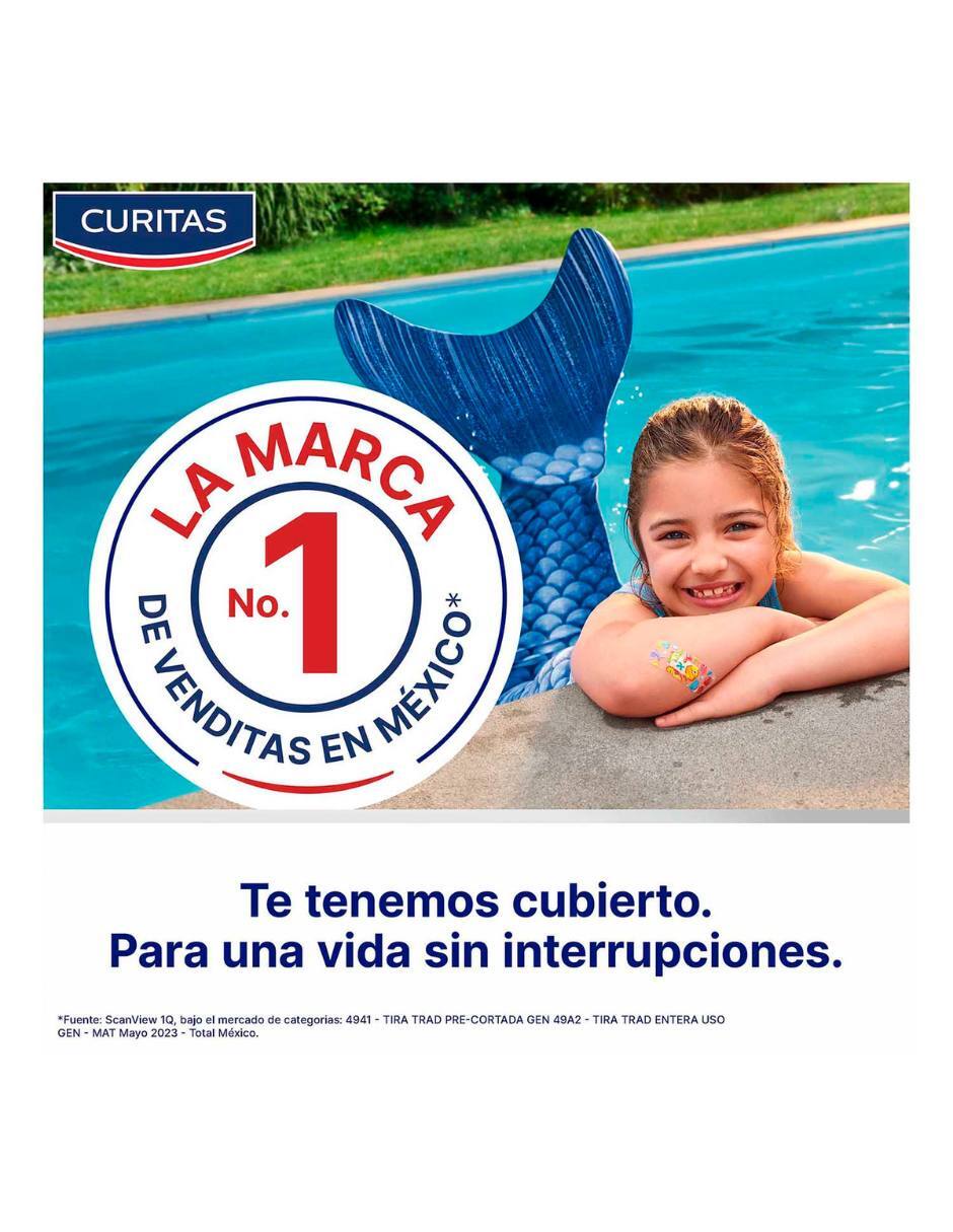 Bandas adhesivas curitas 10 piezas