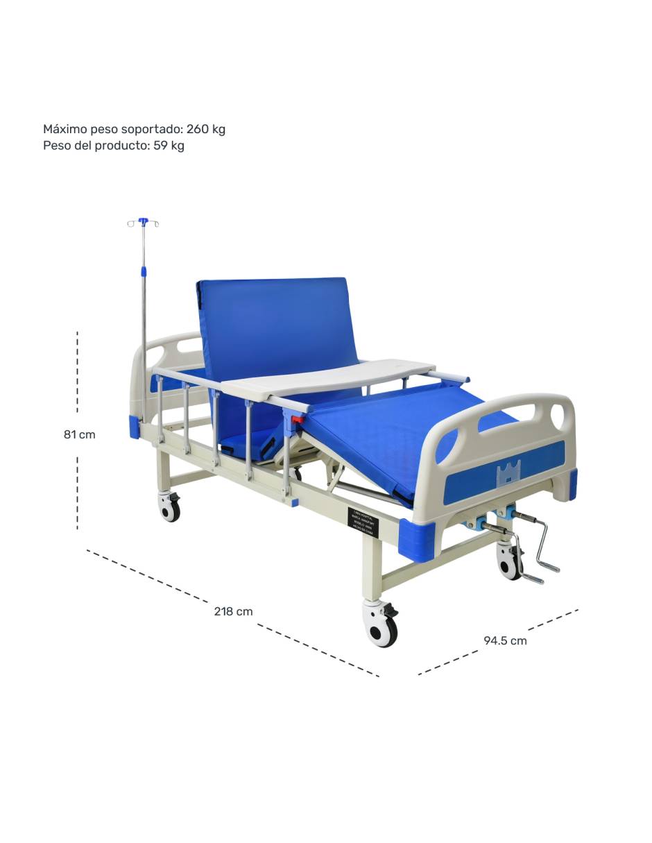 Cama de hospital Nanofort