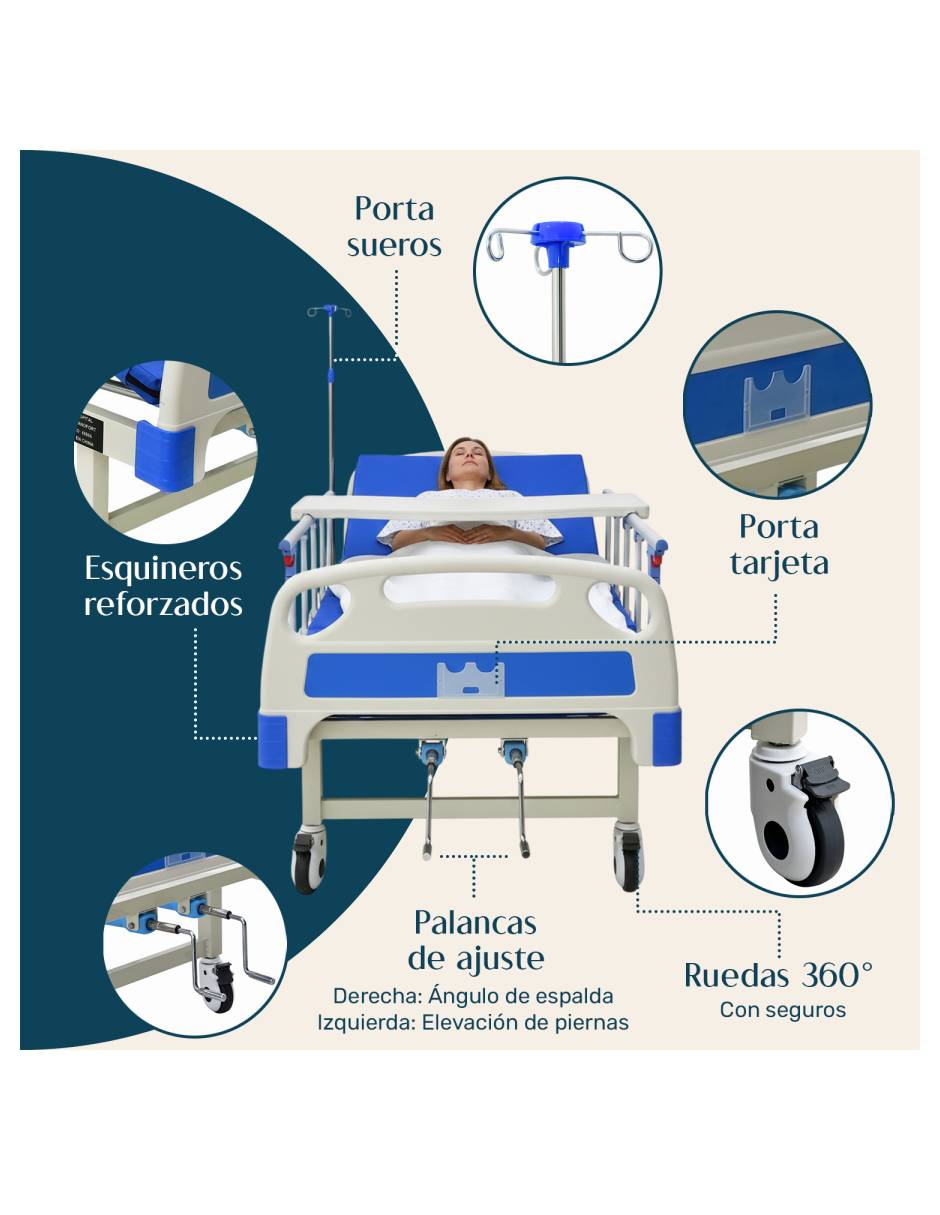 Cama de hospital Nanofort