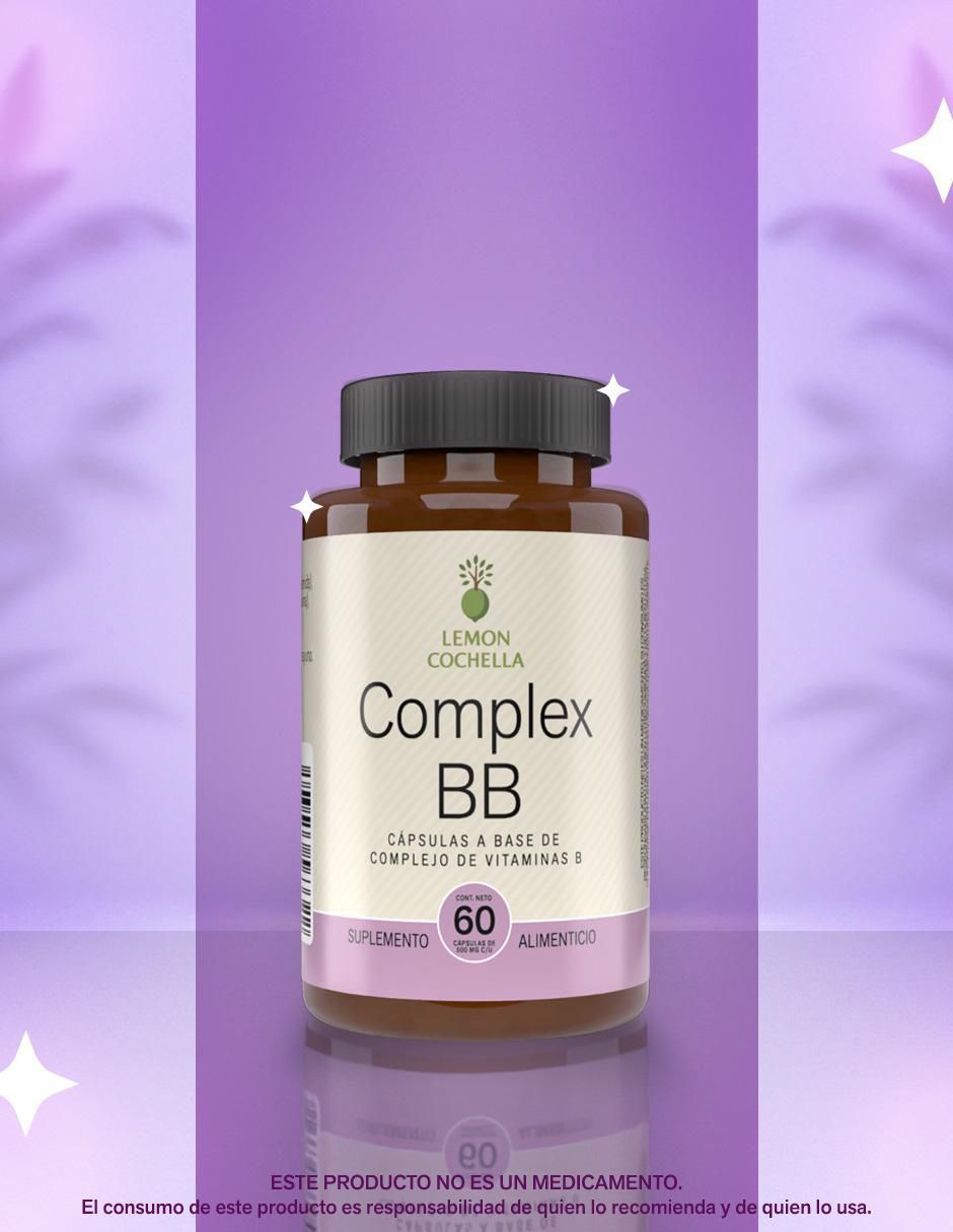 Complex BB con complejo de vitamina B de 60 cápsulas 2