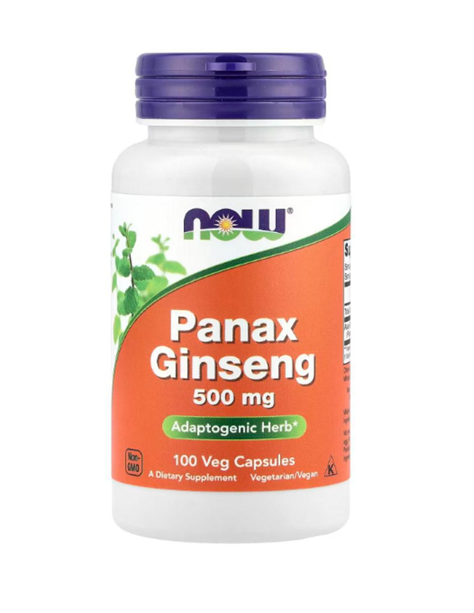 Panax Ginseng de 100 cápsulas