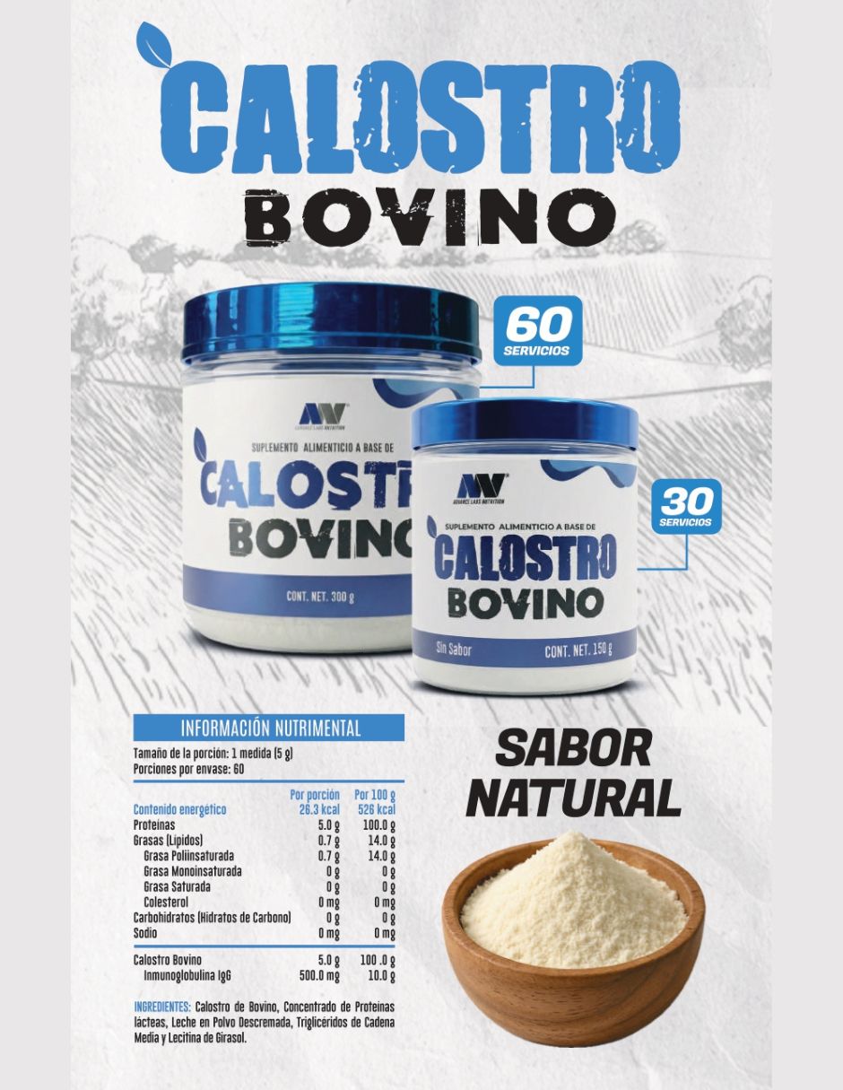 Suplementos alimenticios calostro bovino 3