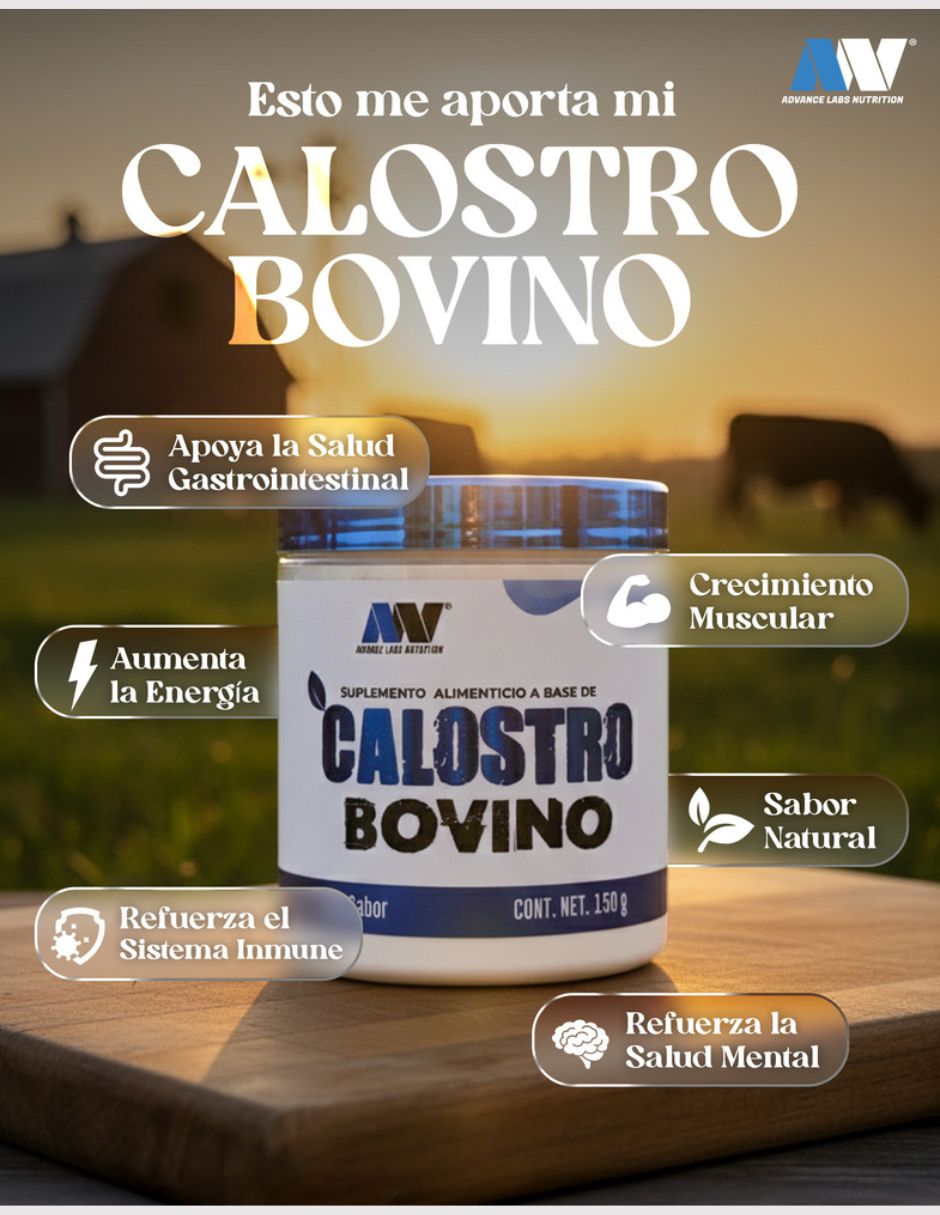 Suplementos alimenticios calostro bovino