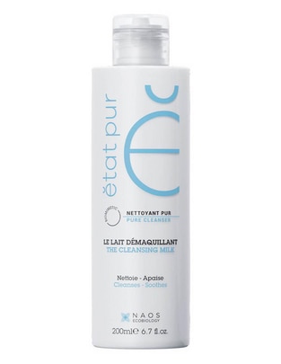 Tratamiento facial leche limpiadora hidratante etat pur ciudado puro
