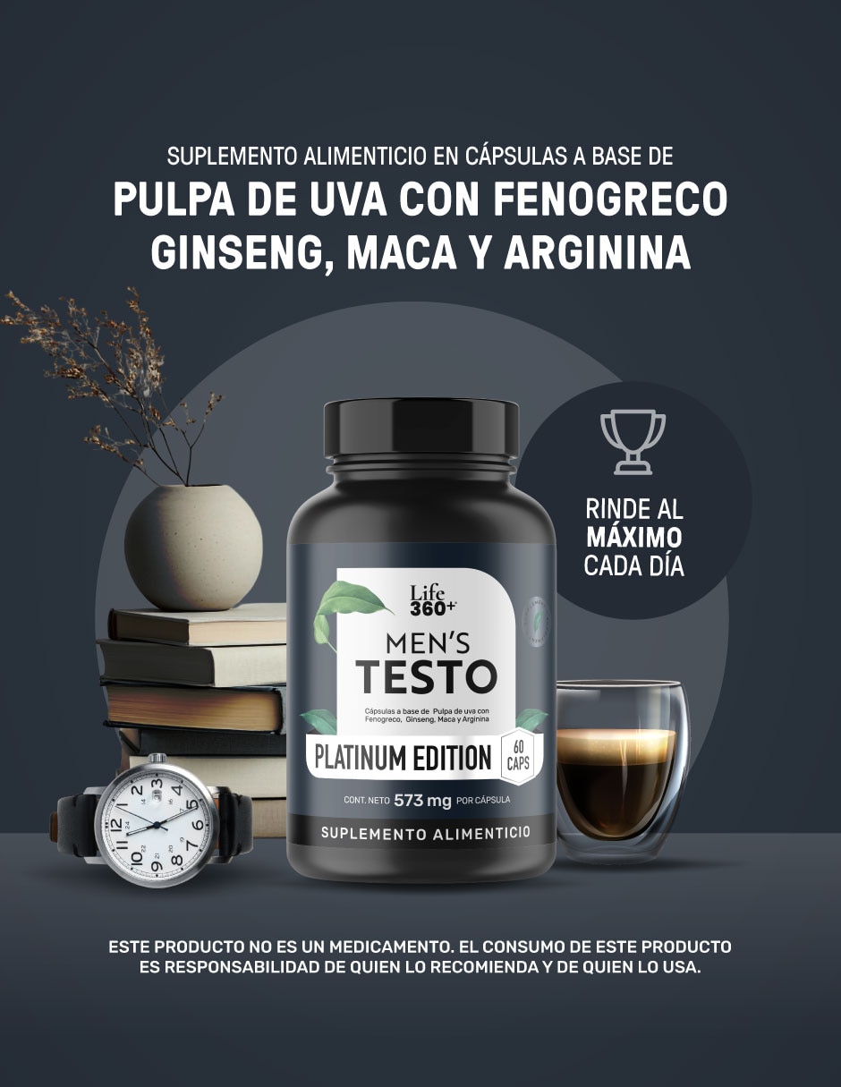 Suplementos alimenticios testo platinum maca y arginina con fenogreco ( trigonella foenum-graecum) 7