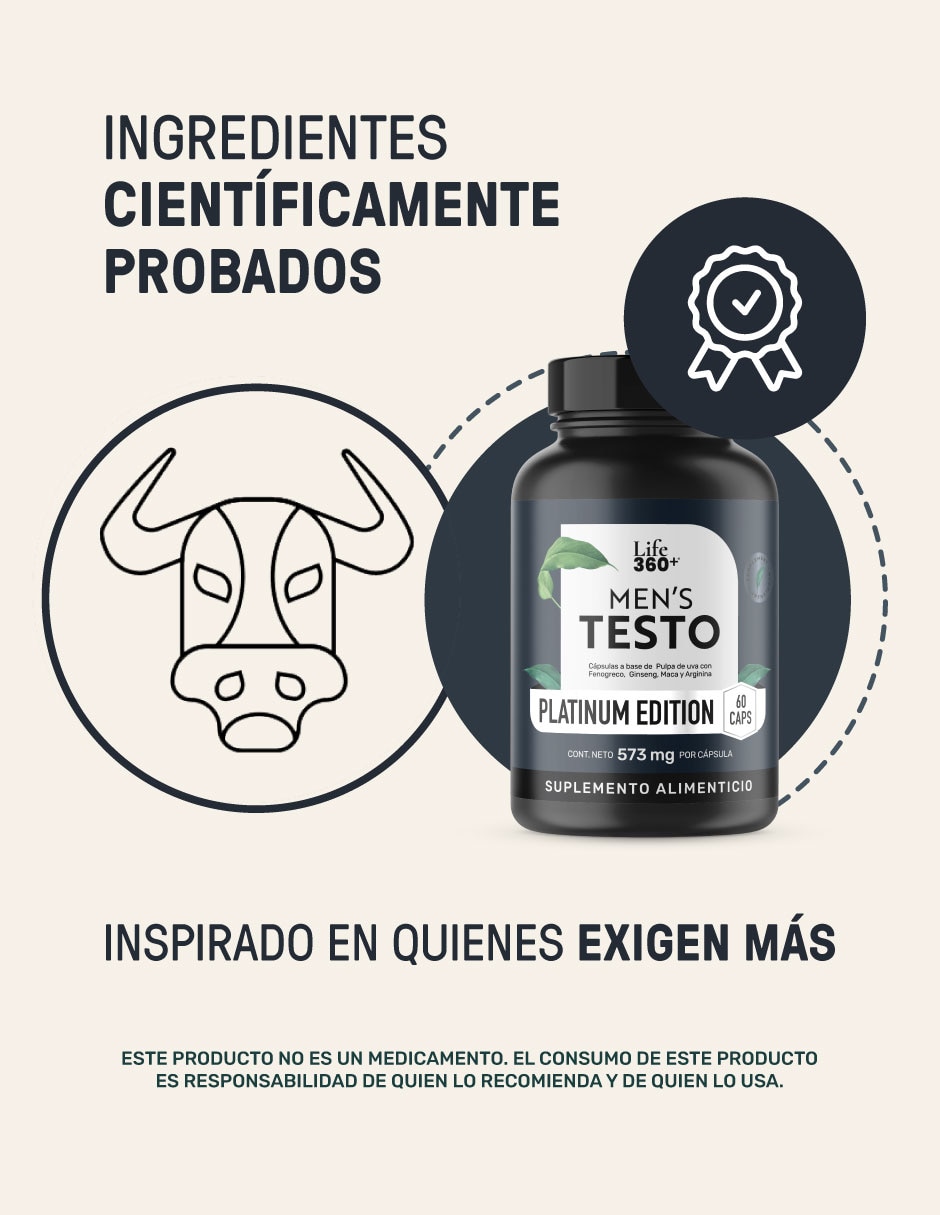 Suplementos alimenticios testo platinum maca y arginina con fenogreco ( trigonella foenum-graecum) 4