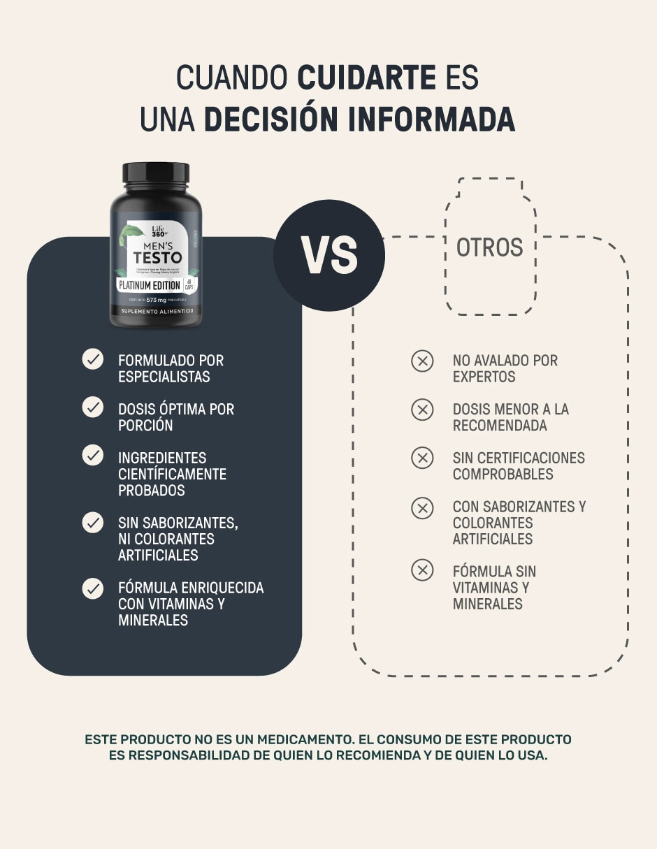 Suplementos alimenticios testo platinum maca y arginina con fenogreco ( trigonella foenum-graecum) 3