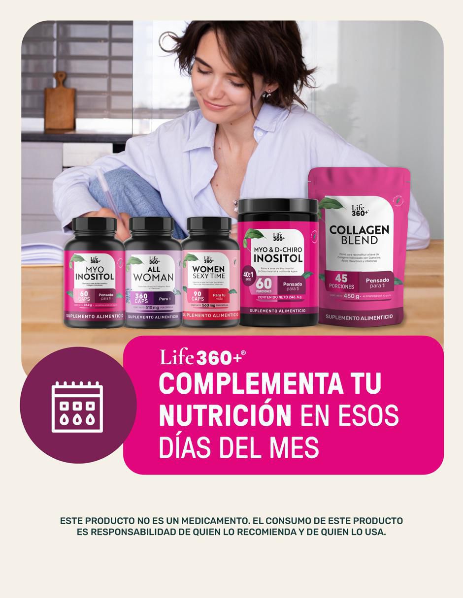 Myo Inositol Life 360+ con Inositol Life360+ con inositol