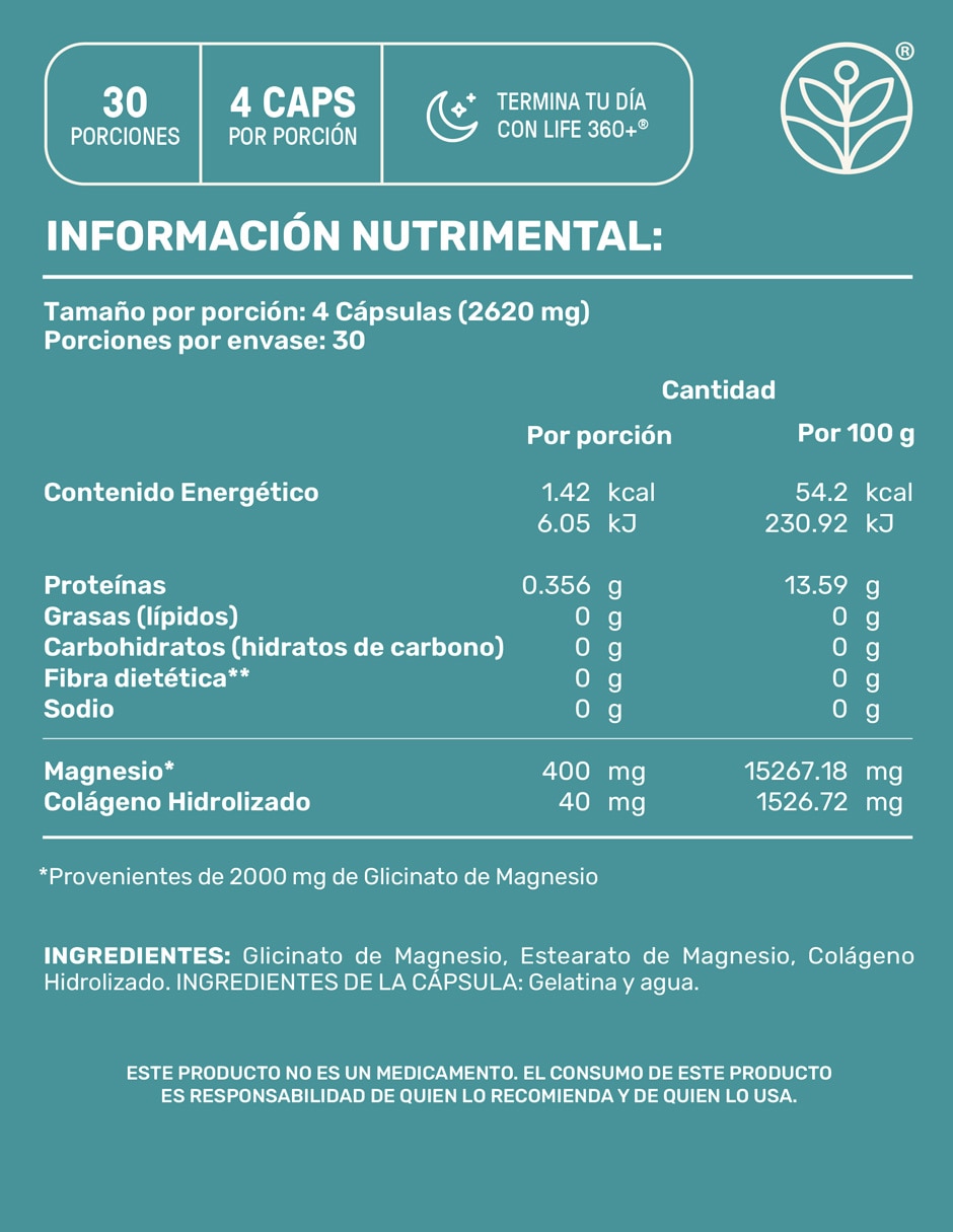 Magnesium Glycinate Platinum Life360+