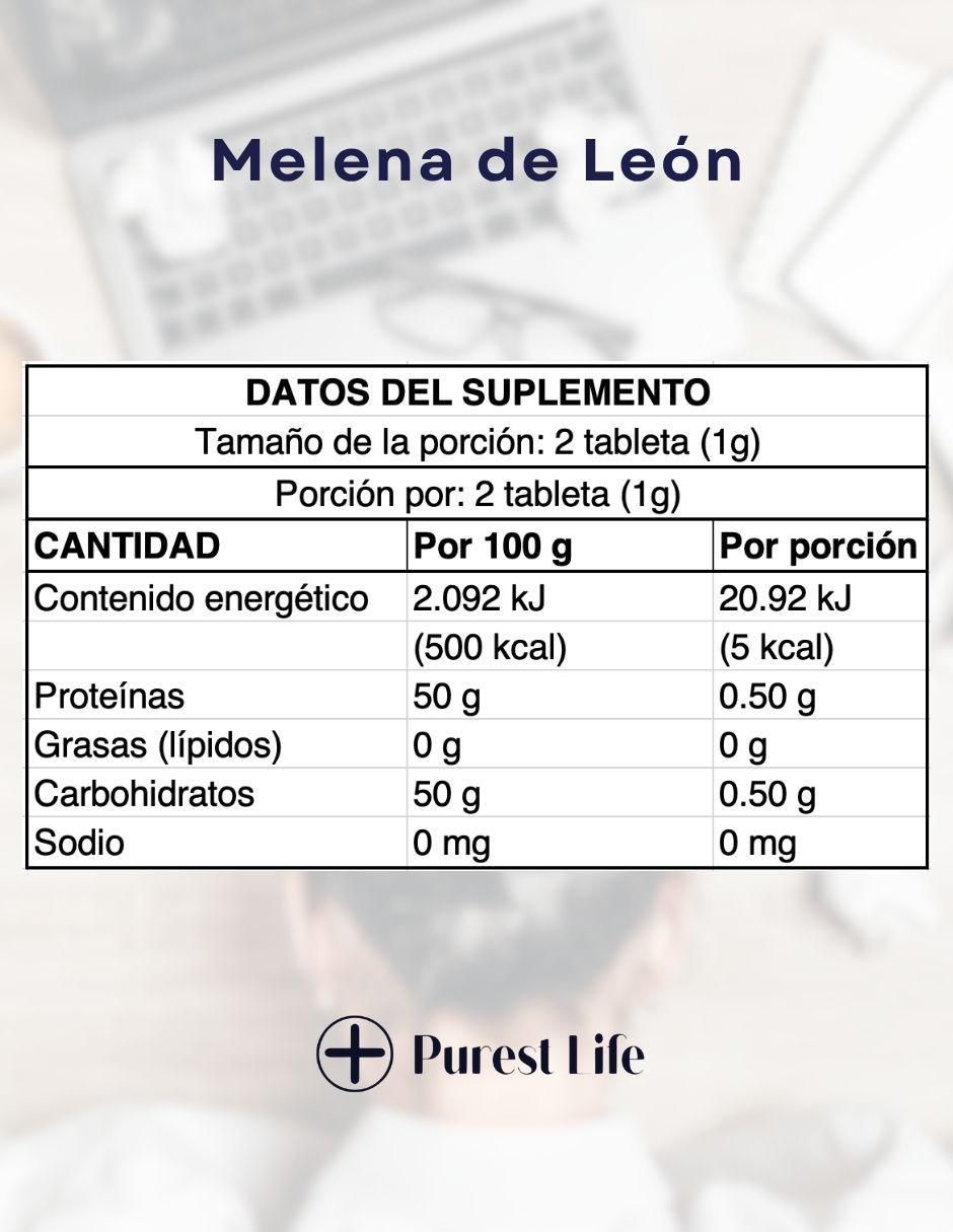 Lion’s Mane vitamina cápsulas 8