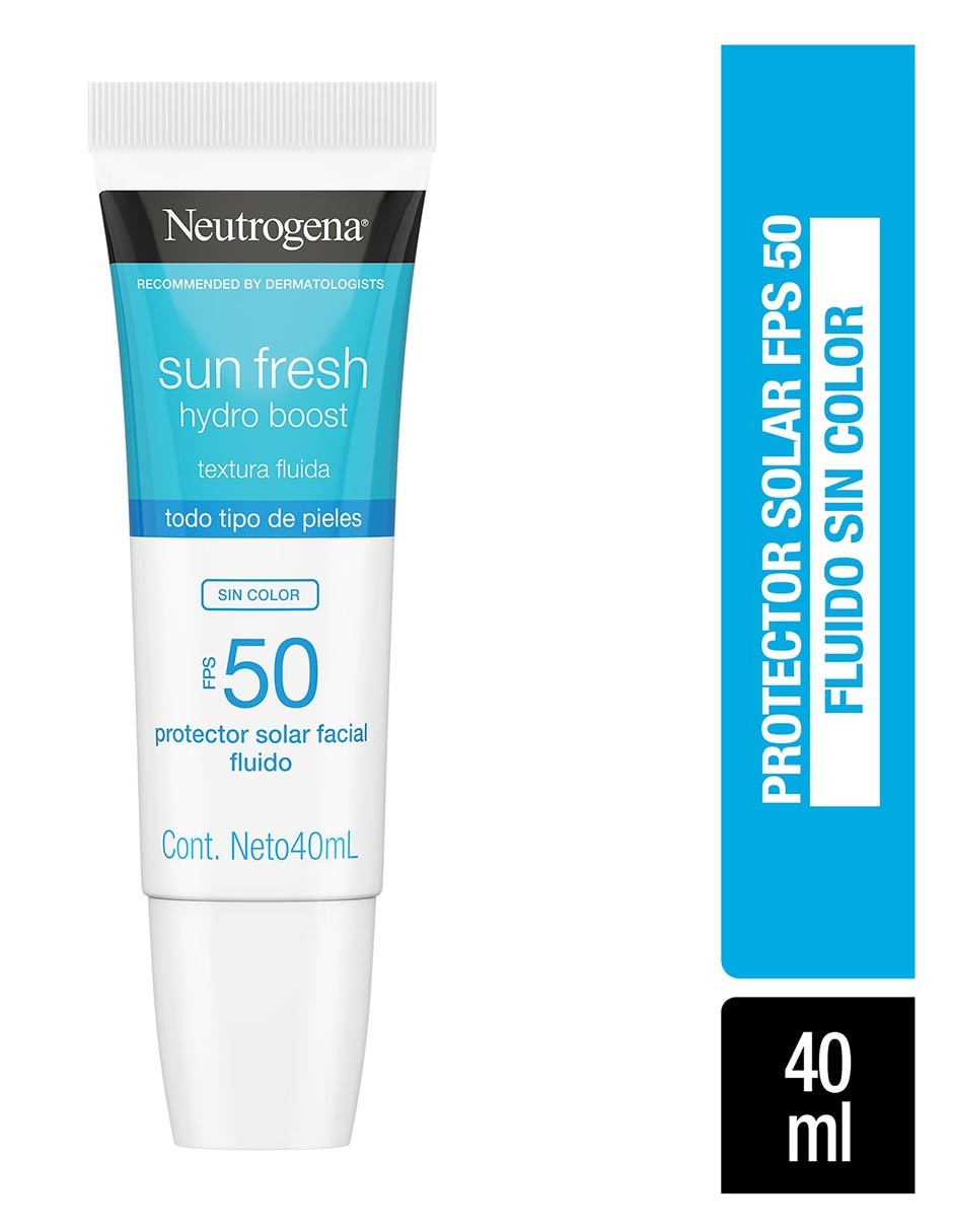 Protector solar FPS 50+ Sun Fresh Hydro Boost Color 2.0 FPS 50+ 40 ml 4