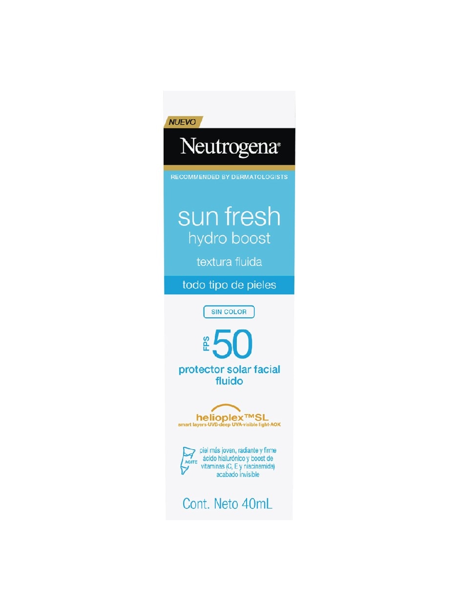 Protector solar FPS 50+ Sun Fresh Hydro Boost 40 ml 7