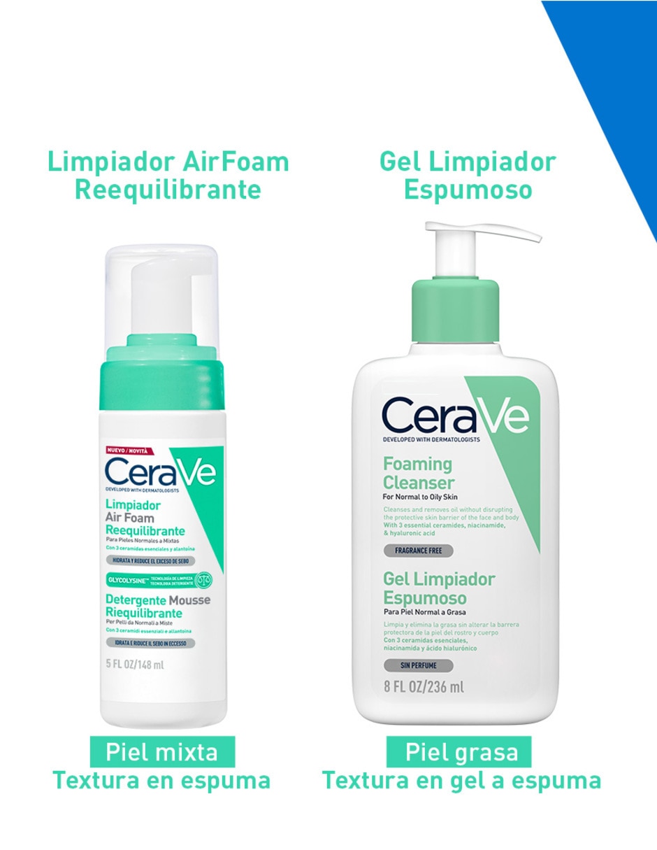 Set limpiador facial Air Foam Reequilibrante Hydrating Cleanser para hidratar 10