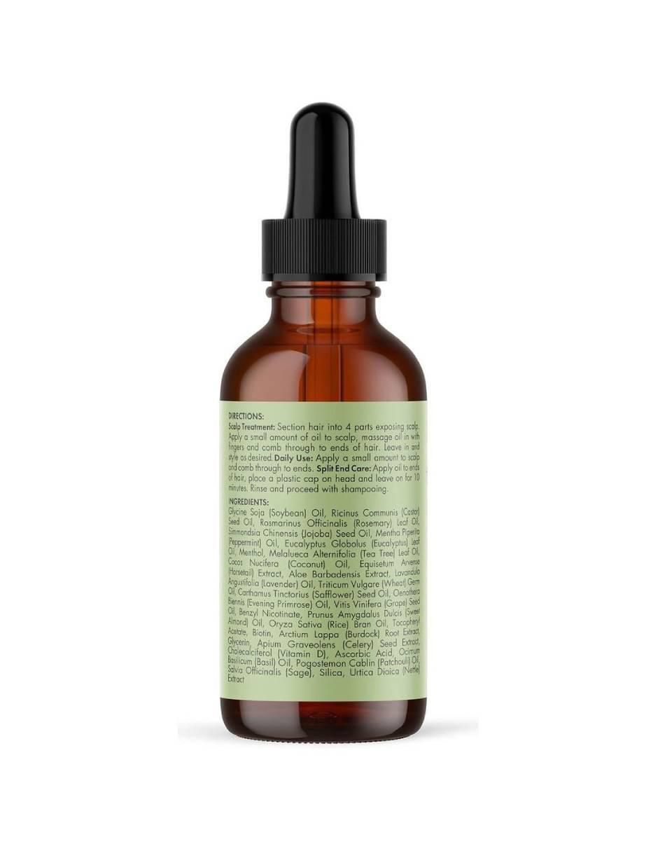 Aceite Capilar Rosemary Mint - Fortalece y Estimula el Crecimiento Mielle con hoja de romero de 59 ml 2