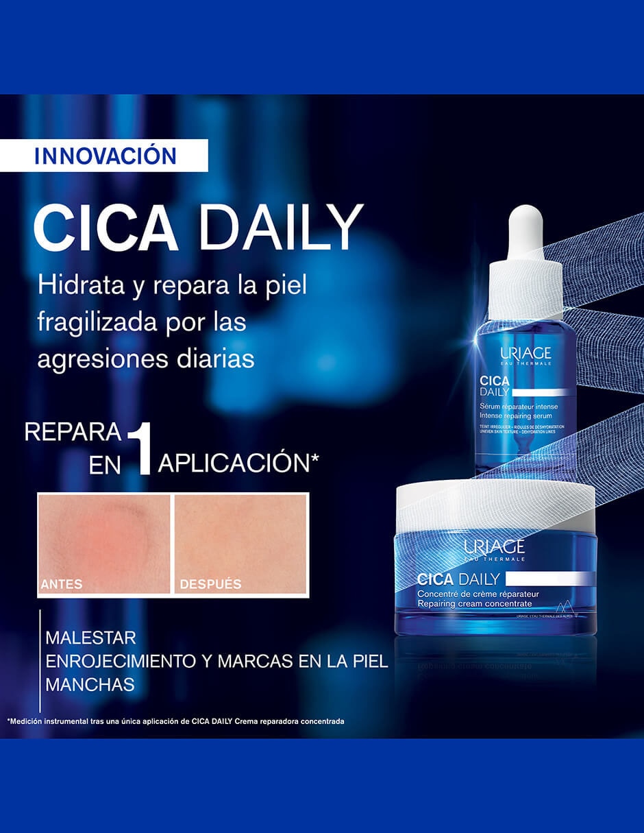 Sérum facial Reparador Intenso Uriage Cica Daily todo tipo de piel