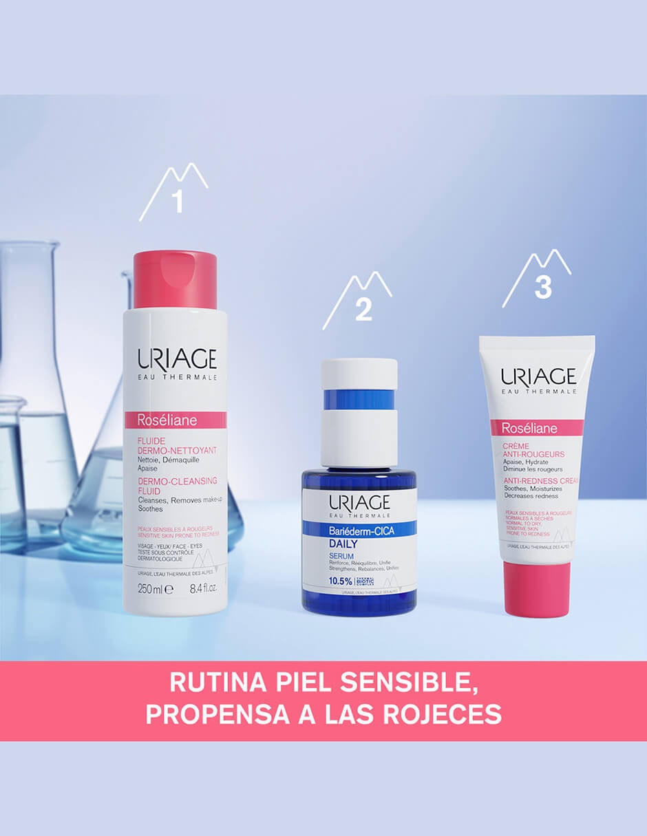 Crema facial recomendada para calmar y regenerar la piel día y noche Uriage para piel sensible