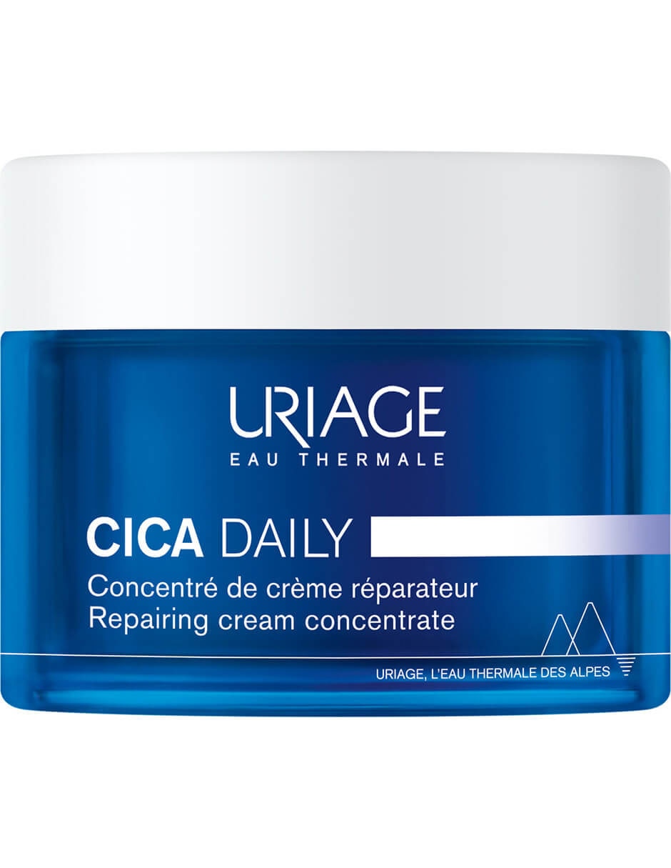 Crema facial recomendada para calmar y regenerar la piel día y noche Uriage Cica Daily para piel sensible