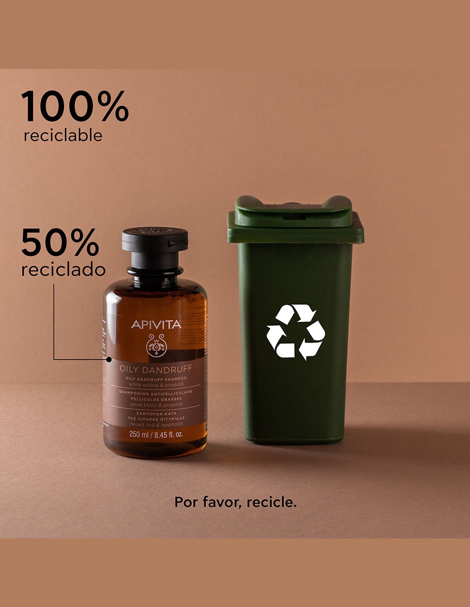 Shampoo dermatológico caspa grasa Oily Dandruff 250 ml 7