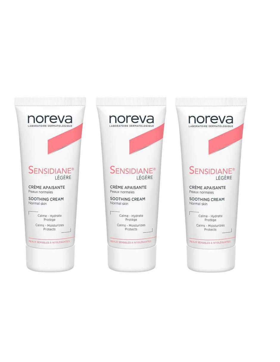 Set de crema facial recomendada para calmar y aliviar la piel de día y noche para piel sensible