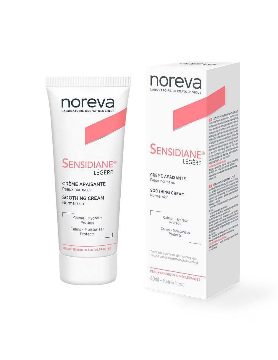 Set de crema facial recomendada para calmar y aliviar la piel de día y noche para piel sensible