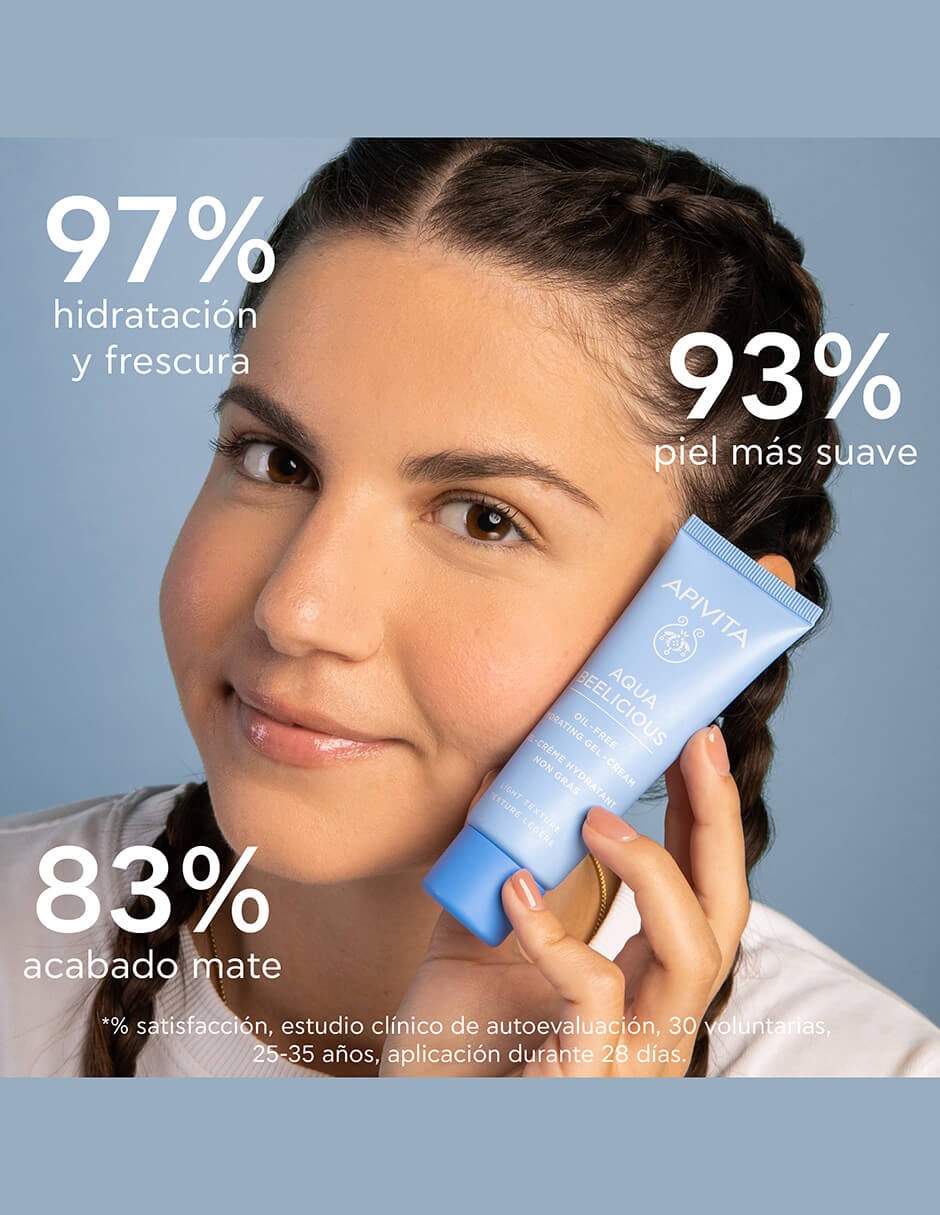 Crema facial recomendada para hidratar día y noche Aqua Beelicious para piel normal y seca Crema facial recomendada para hidratar día y noche Aqua Beelicious para piel normal y seca