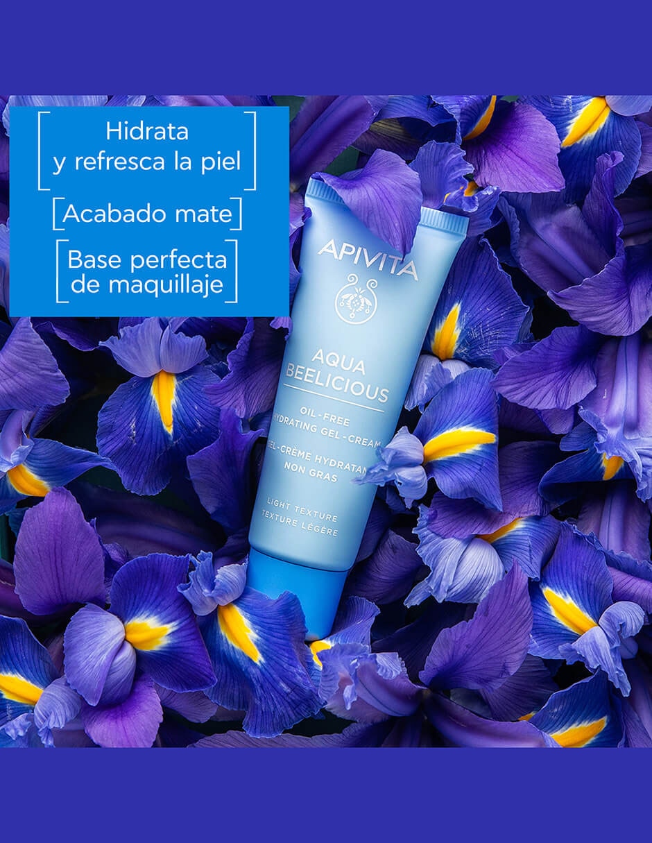 Crema facial recomendada para hidratar día y noche Aqua Beelicious para piel normal y seca 8
