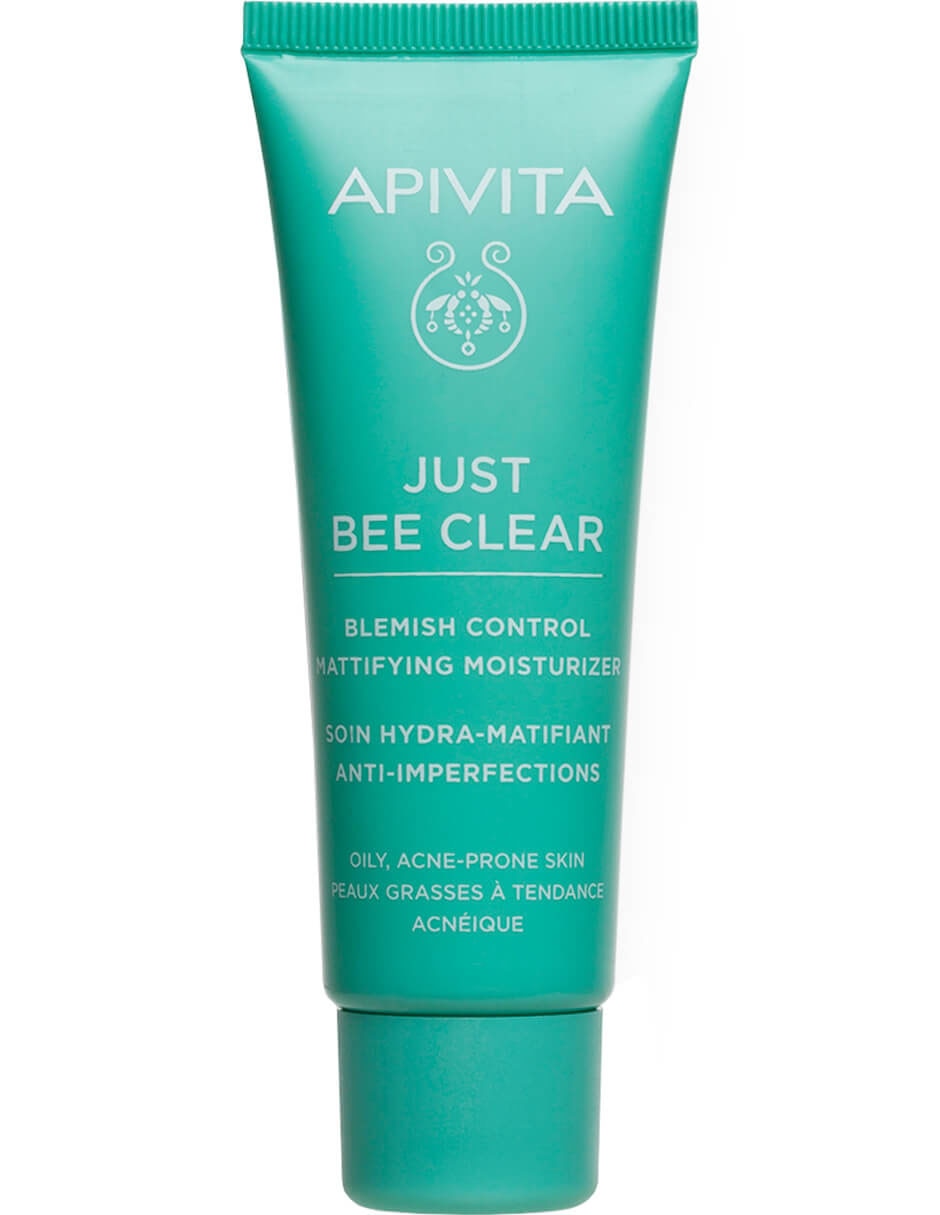 Crema facial recomendada para matificar e hidratar día y noche Just bee clear para piel mixta y grasa 1