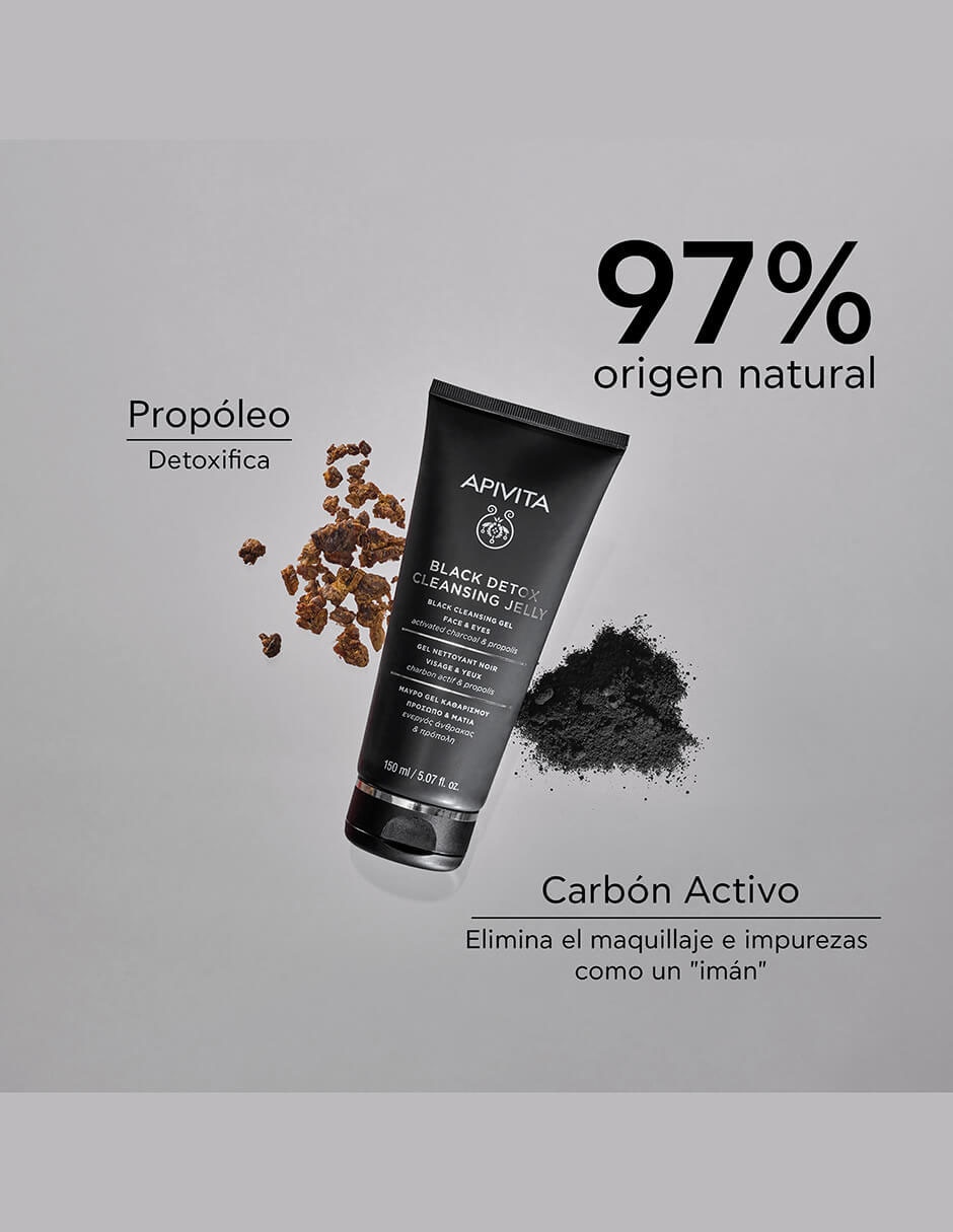 Limpiador corporal gel limpiador detox 150 ml Apivita Cleansers para exfoliar