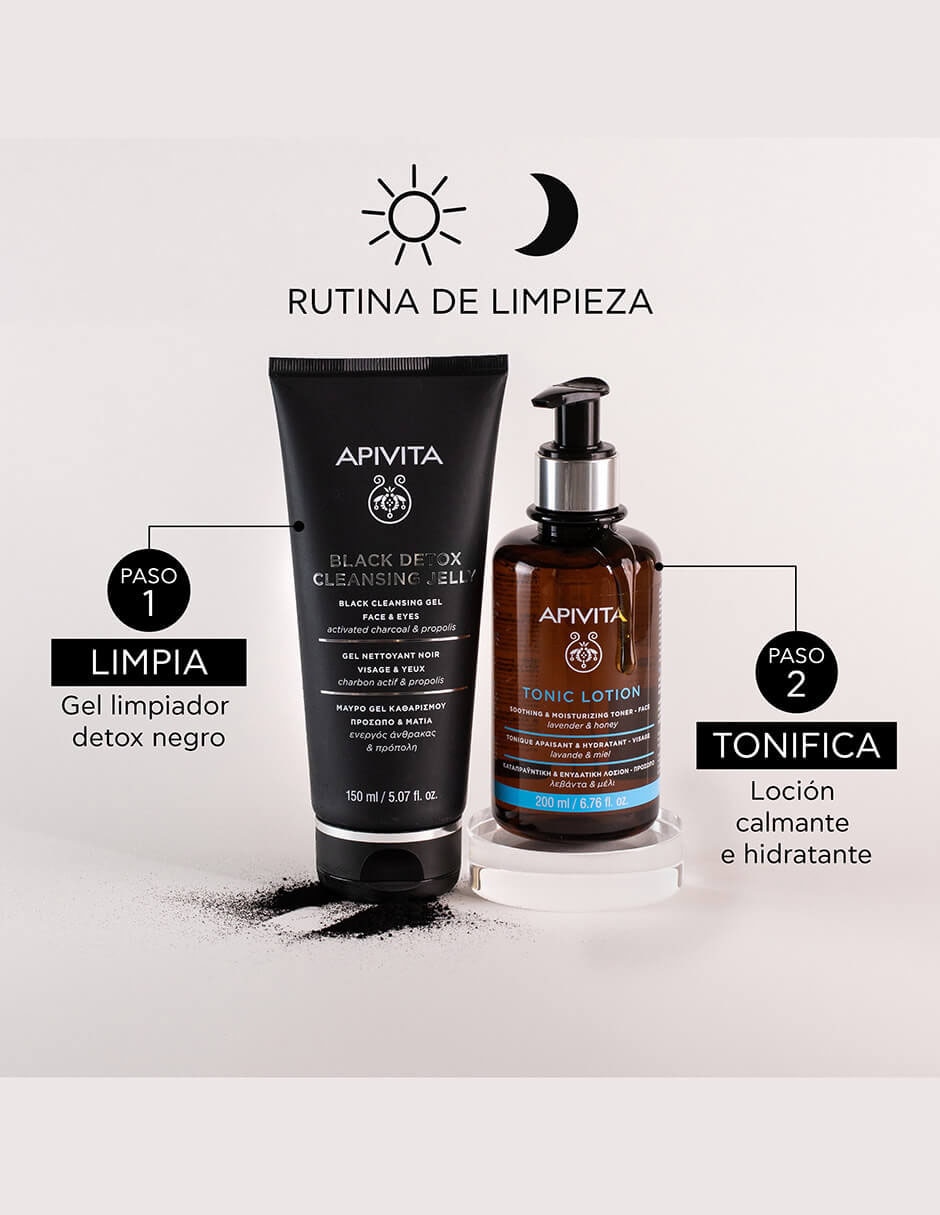 Limpiador corporal gel limpiador detox 150 ml Apivita Cleansers para exfoliar