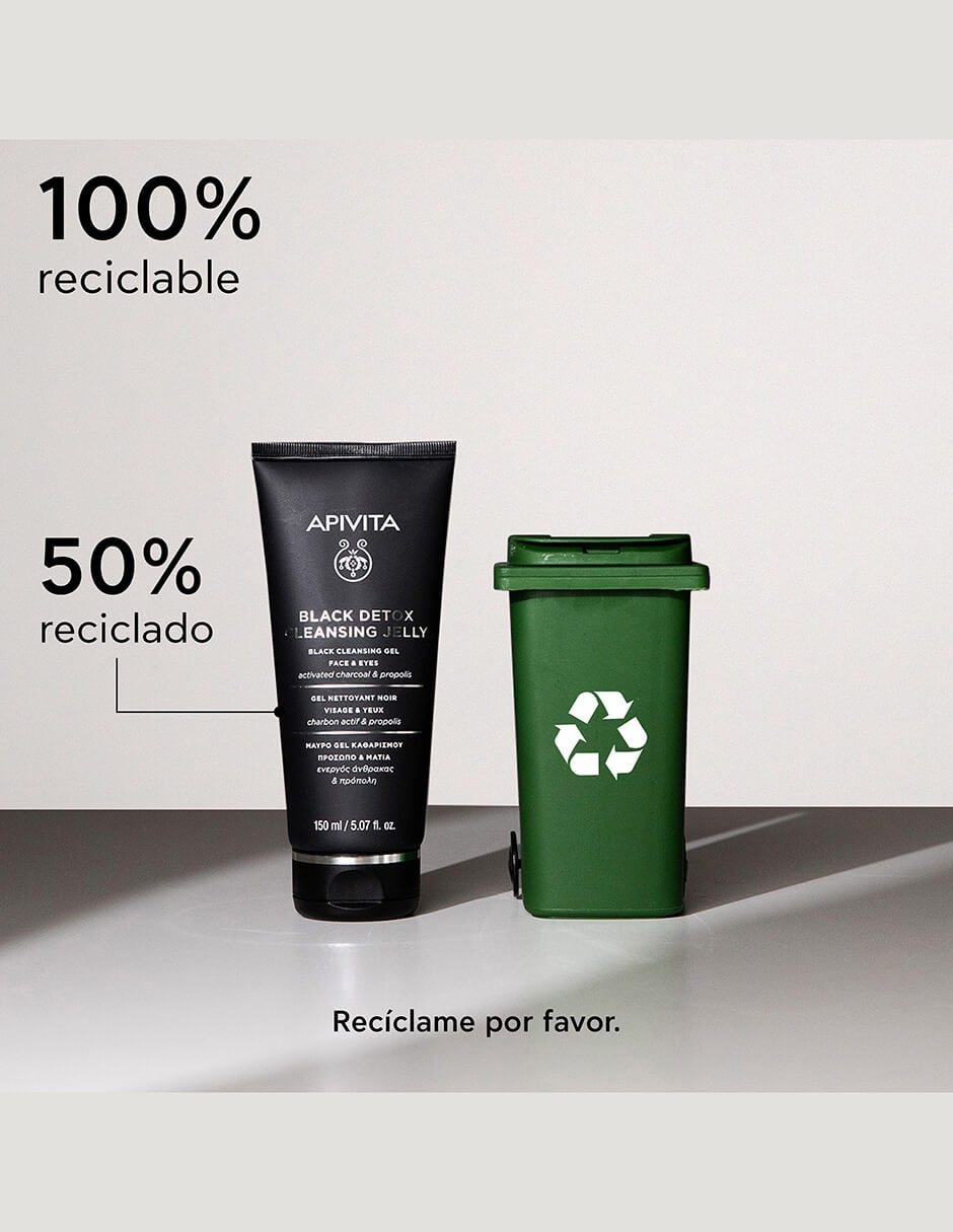 Limpiador corporal gel limpiador detox 150 ml Apivita Cleansers para exfoliar
