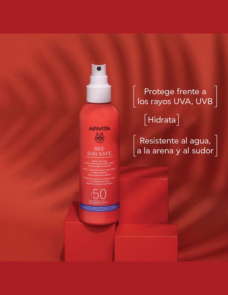 Protector solar FPS 50+ bee sun safe Apivita 200 ml
