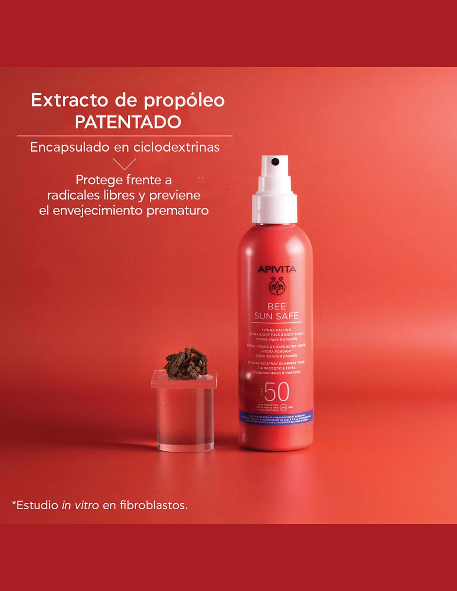 Protector solar FPS 50+ bee sun safe Apivita 200 ml