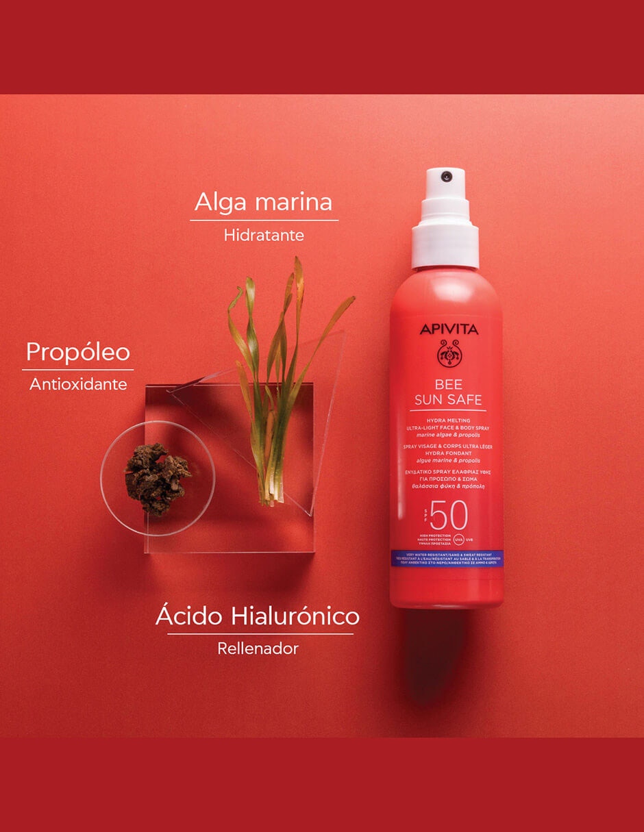 Protector solar FPS 50+ bee sun safe Apivita 200 ml