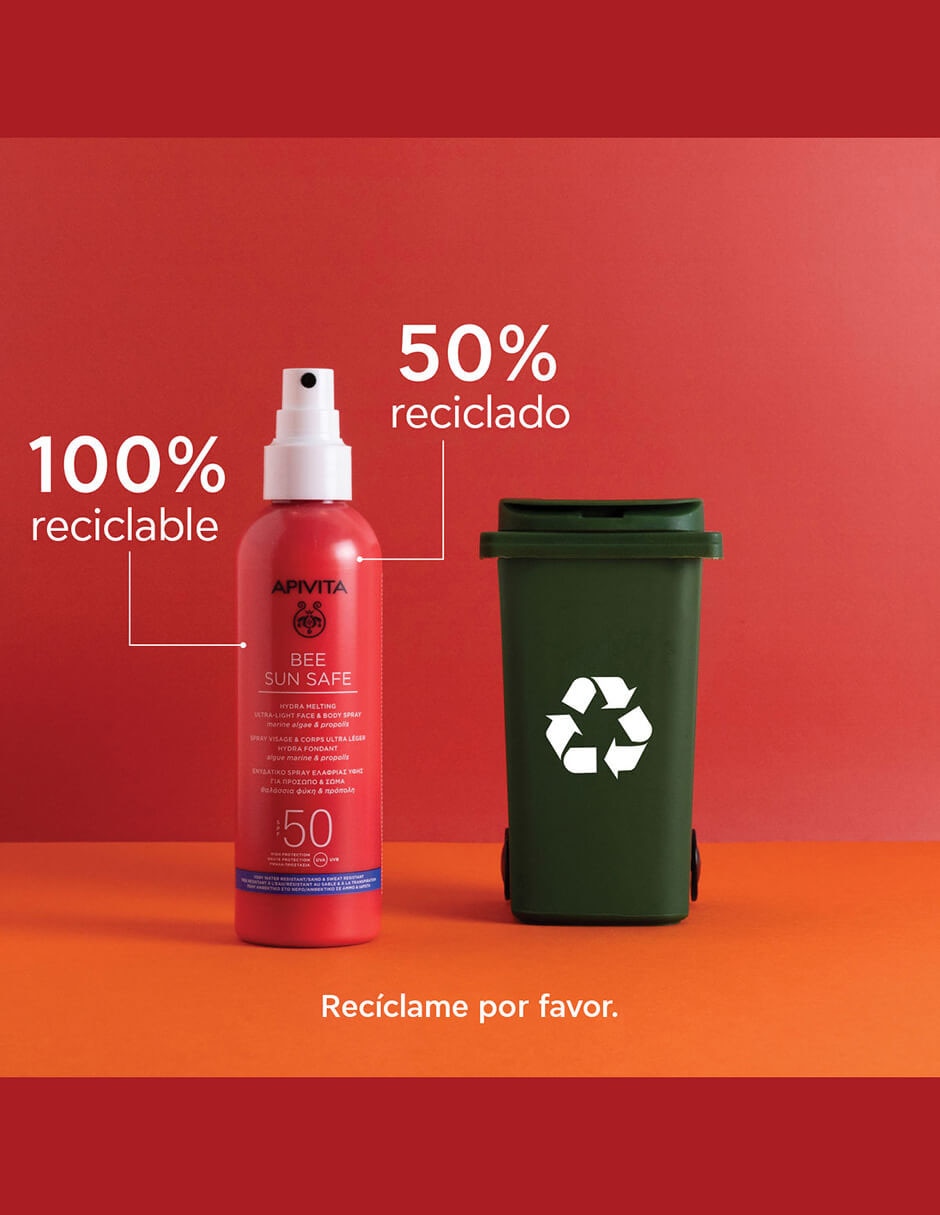 Protector solar FPS 50+ bee sun safe Apivita 200 ml