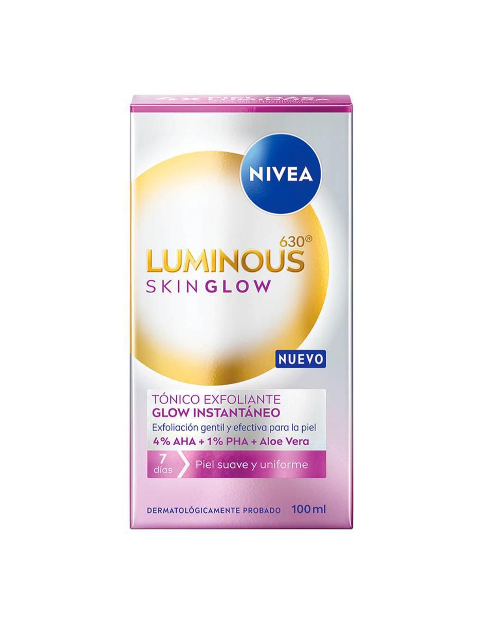 Exfoliante facial Luminous Tónico Glow Instantáneo Nivea Skin Glow para todo tipo de piel