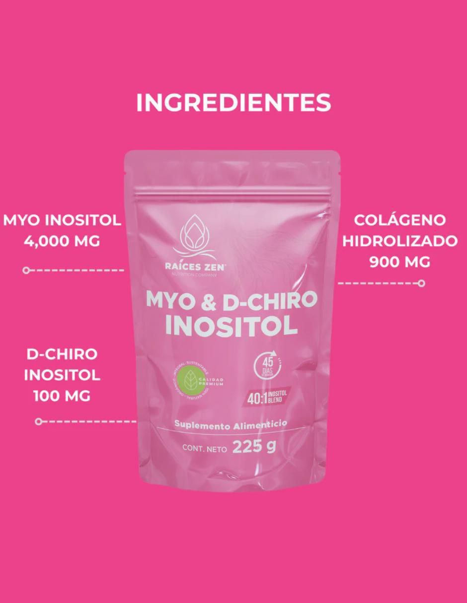 MyO & D. Chiro Inositol Súper Premiumum de 225 g 3