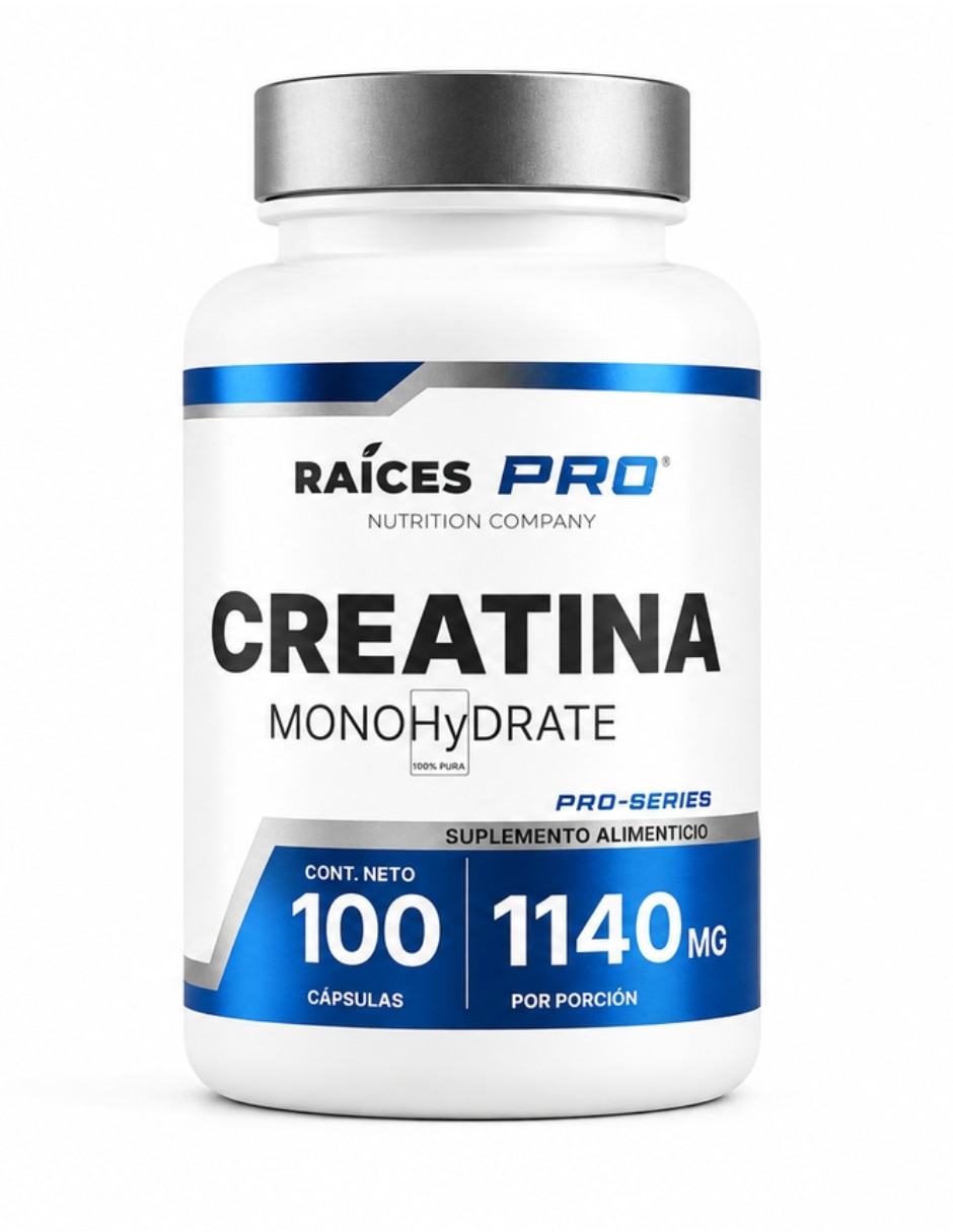 Creatina súper premium sin sabor de 100 cápsulas 1