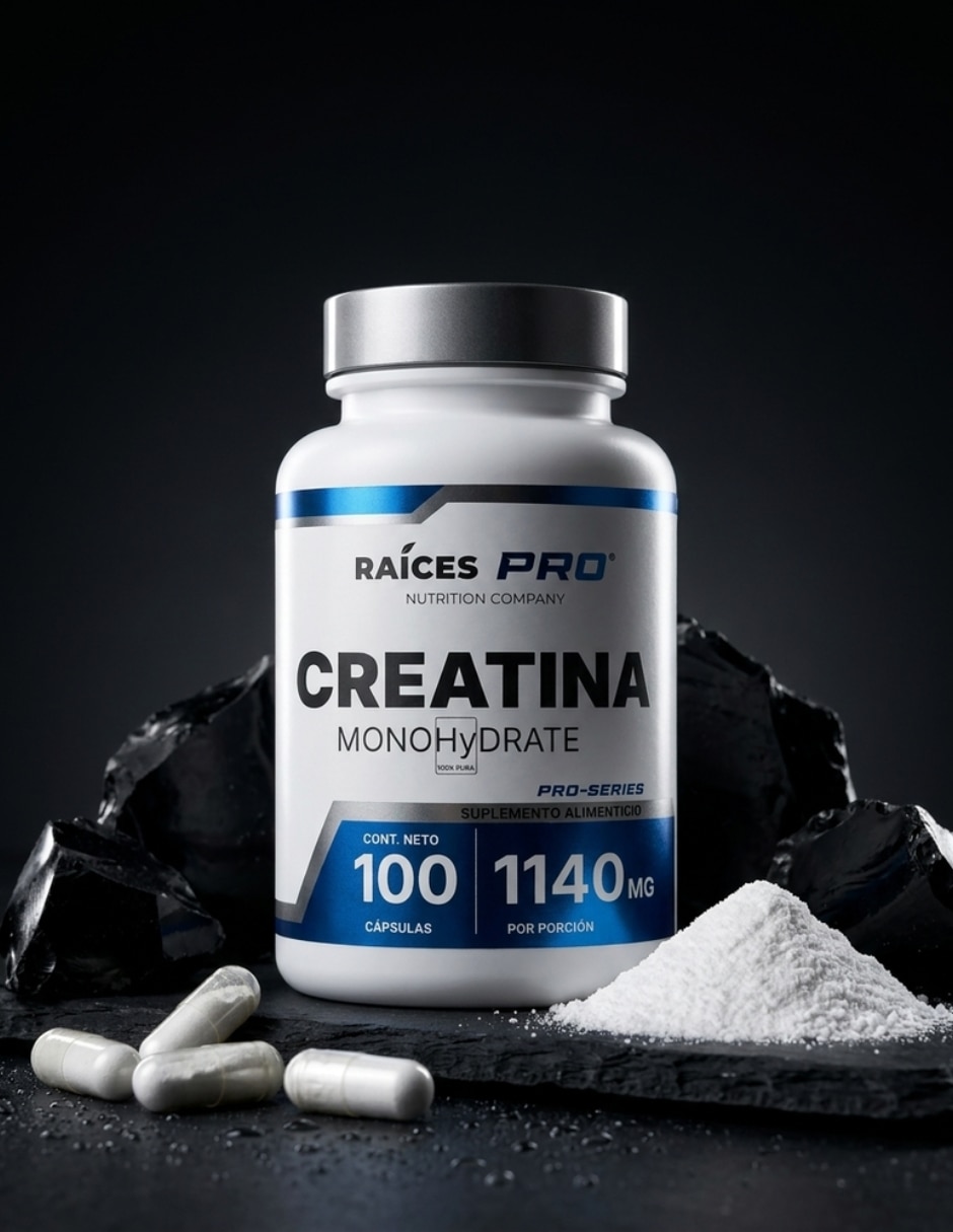 Creatina súper premium sin sabor de 100 cápsulas 9
