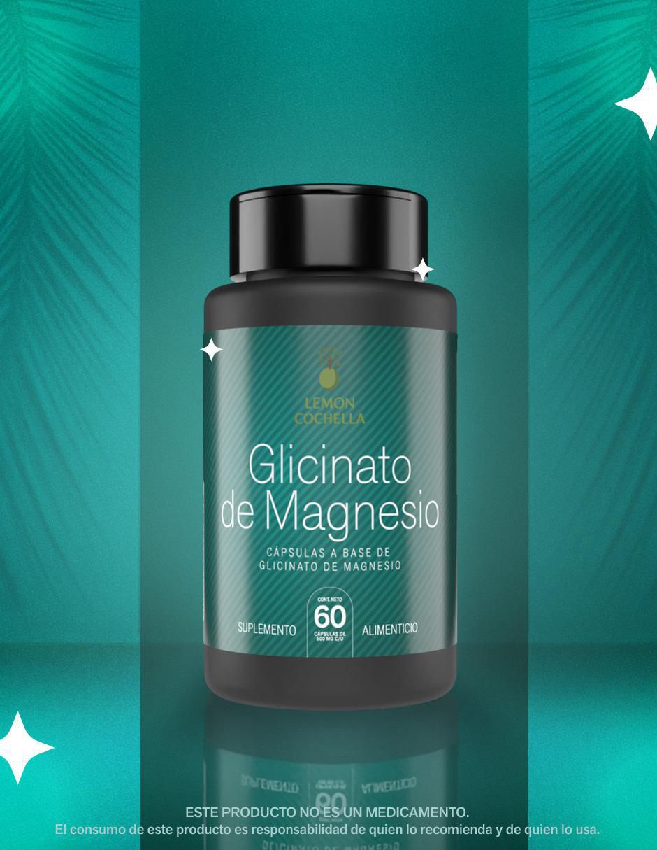 Glicinato de Magnesio Lemon Cochella de 60 cápsulas
