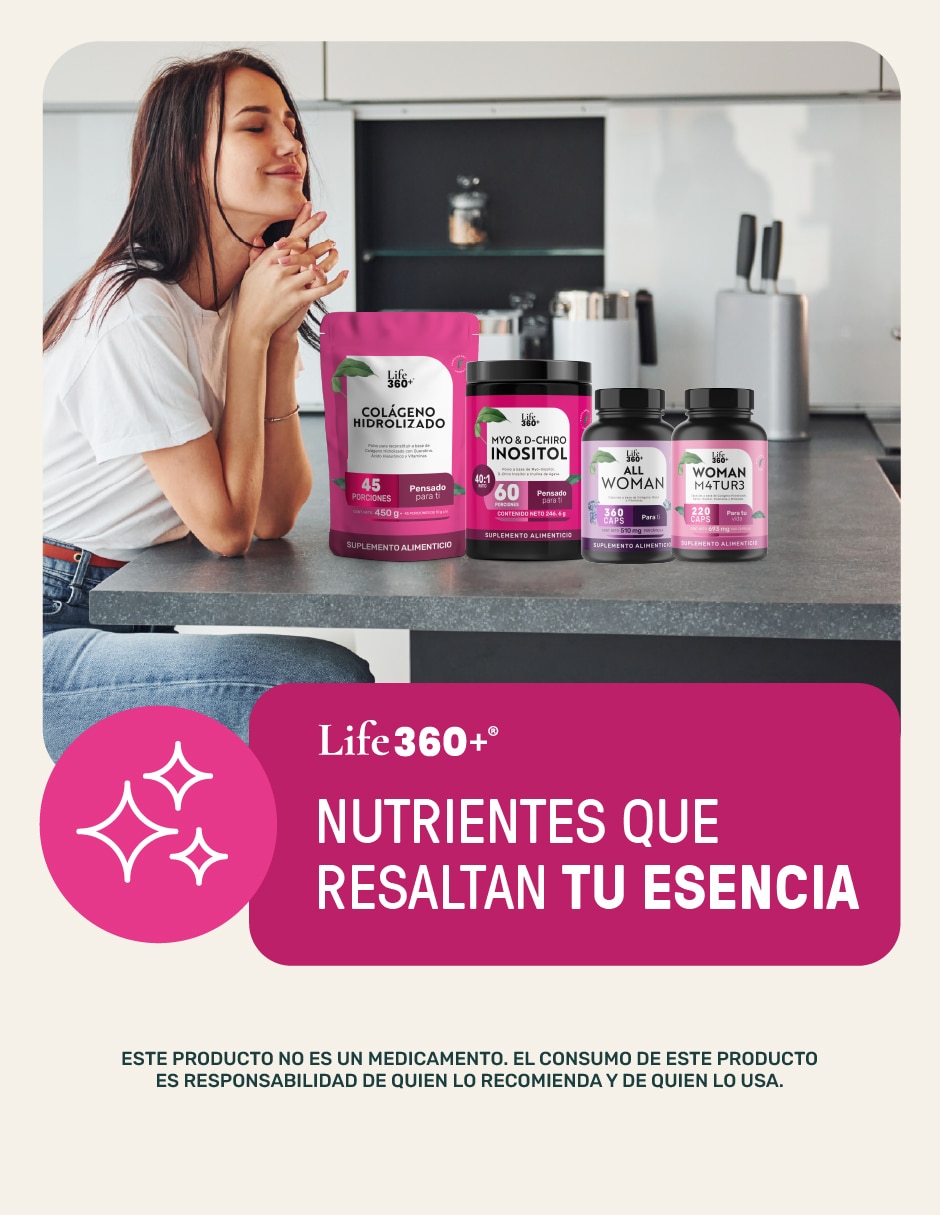 Colágeno hidrolizado Life360+ de 450 g