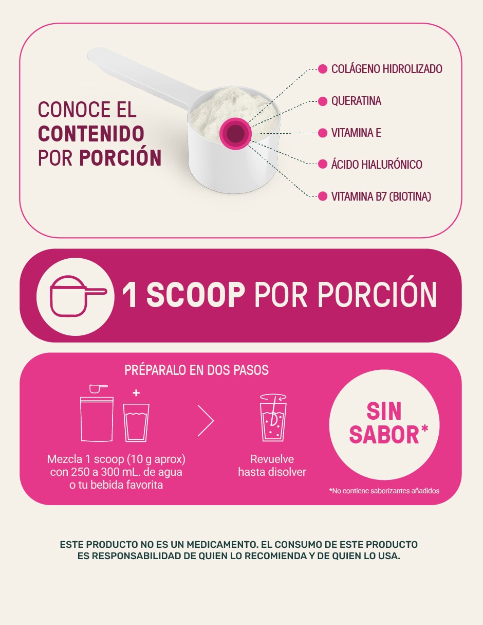Colágeno hidrolizado Life360+ de 450 g