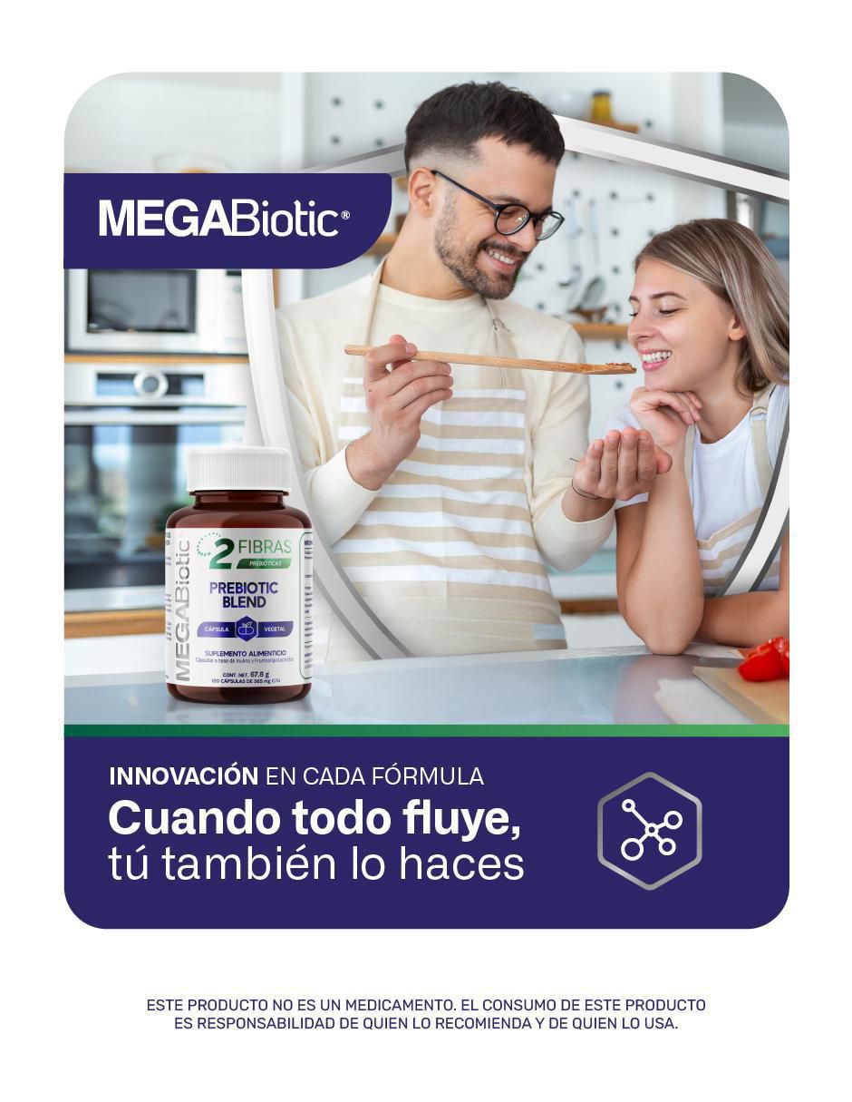 2 Fibras prebiotic con inulina de agave, lactobacillus acidophilus de 120 cápsulas 8