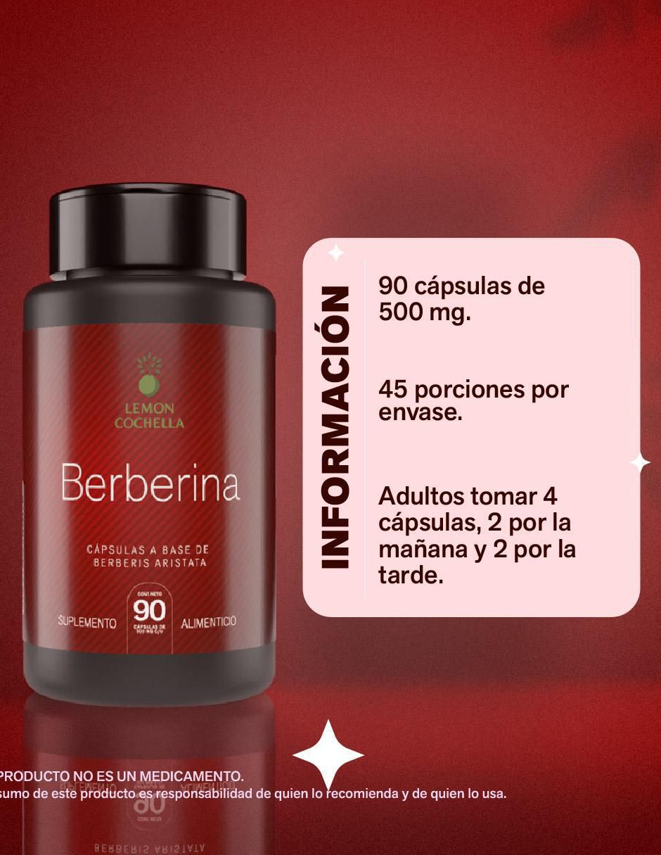 Berberina de 90 cápsulas 3