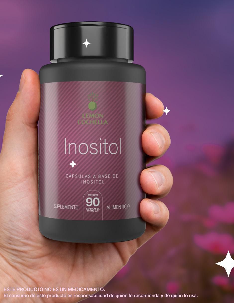 Suplementos alimenticios inositol de 90 cápsulas 3