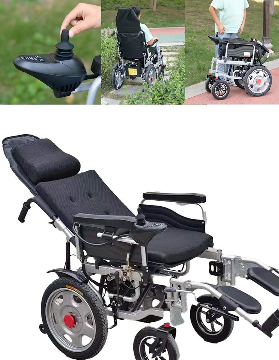 Silla de ruedas eléctrica plegable rinde 18 km 2