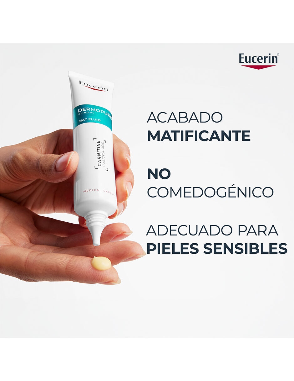 Tratamiento facial Dermopure Clinical Fluido Matificante dermatológico 6