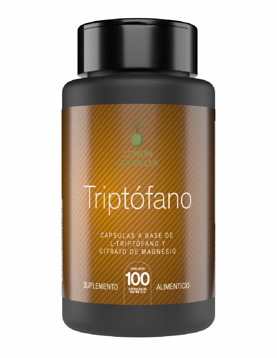 Triptófano Lemon Cochella con L-triptófano, Citrato de Magnesio de 100 cápsulas