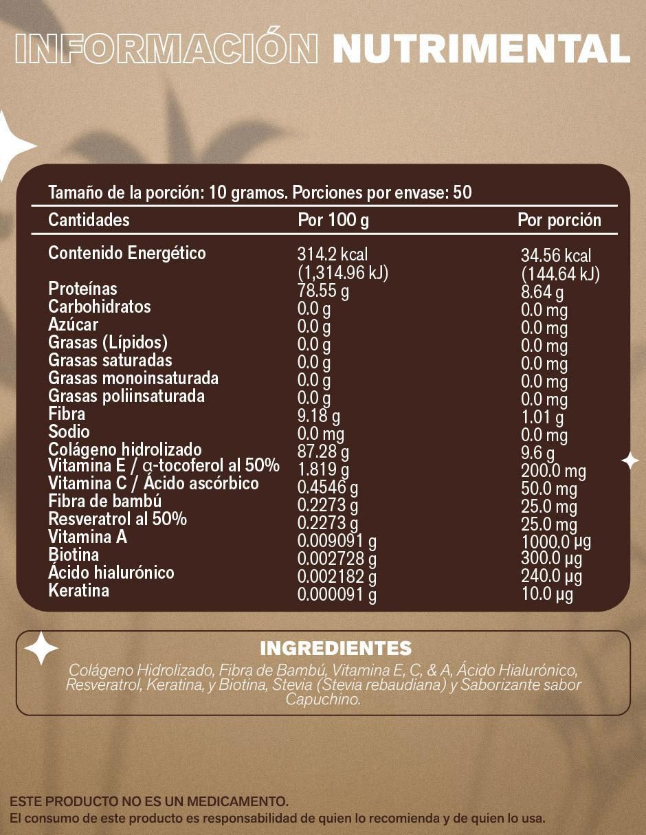 Pure Colagin Lemon Cochella sabor capuccino de 500 g