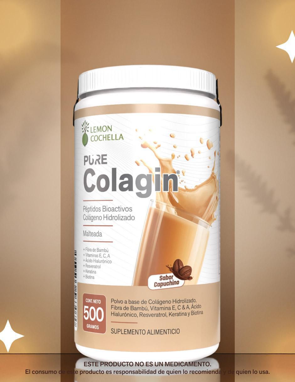 Pure Colagin sabor capuccino de 500 g Pure Colagin sabor capuccino de 500 g