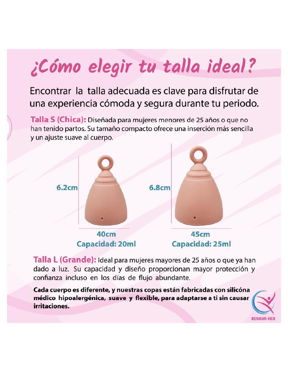 Kit copa menstrual con vaso esterilizador Renova-Her